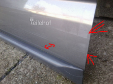 Tür vorne rechts in gris - EVT für Citroen Evasion bis 98