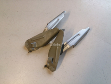 Scharnierset für Motorhaube für Ford Focus MK1 08 polarsilber