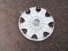 VW Radkappe 1C0601147C grau/chrom für 16 Zoll Stahlfelge