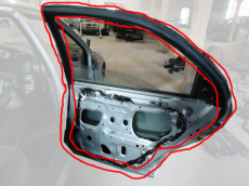 Gummidichtung für Tür hinten rechts für Mazda 323 S V