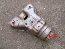 Hitzeschutzblech 165902F002 für Nissan Primera P11 1,6l 16V