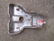 Hitzeschutzblech 165902F002 für Nissan Primera P11 1,6l 16V
