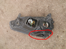 Linsenscheinwerfer vr 13100536 für Opel Corsa C B-Ware