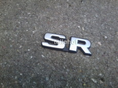 Emblem Schriftzug SR für Peugeot 306