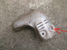 Hitzeschutzblech 17897-97402 für Daihatsu Sirion M1 1,0l bis 12.01