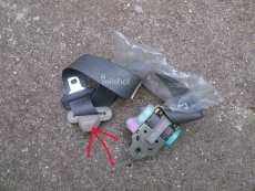 Sicherheitsgurt D8604T hr für Daihatsu Sirion M1
