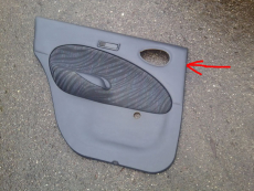 Türverkleidung hinten links für Ford Escort VII Kombi