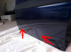 Tür hinten links blau F5 für Ford Escort Turnier VII