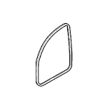 Türdichtung 24436906 vr für Opel Corsa C 5-Türer