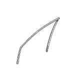 Gummidichtung Scheibenführung vr für Mazda 323F BJ