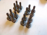 16 Radbolzen M12x1,25 für Alufelgen für Peugeot 206