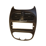 Blende mit Luftdüsen 9640404677 schwarz für Peugeot 206 bis 2004