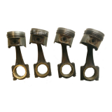 4 Zylinderkolben mit Pleuelst. 0111Y9 für Peugeot Citroen TU3JP 75PS