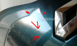 Motorhaube grün 941 für Renault Laguna 56
