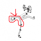 Servoleitung 1. Teilstück für Daihatsu Sirion M100 1,0l