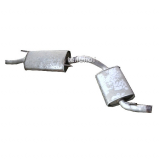 Imasaf End Mitteschlaldämpfer 713706 713707 für VW Golf III 1H1