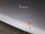 Motorhaube in gris-EVT für Citroen Evasion (22) Ulysse 806