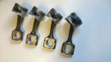 4 Zylinderkolben mit Pleuelst. 1210053Y01 für Nissan 1,6l 16V GA16DE