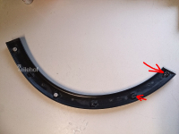 Zierleiste Radlauf 09114740 vorne rechts für Opel Corsa C