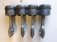 4 Zylinderkolben R90400235 mit Pleuelst. für Opel 2,2Dti Y22DTH