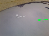 Motorhaube in L282 (polarseeblau) für Opel Vectra B