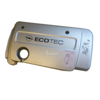 Motorabdeckung silber 09158404 für Opel Vectra B Astra G