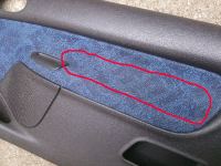 Türverkleidung vr ADEL Bleu für Peugeot 206 3-Türer