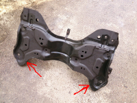 Achskörper vorne 3502FS für Peugeot 206 mit TU Motoren