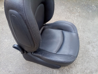 Sitz vr Leder schwarz (NERO MISTRAL) für Peugeot 206 3-Türer 206CC