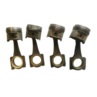 4 Zylinderkolben mit Pleuelst. 0111Y9 für Peugeot Citroen TU3JP 75PS