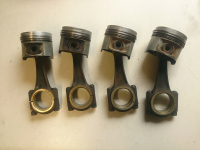 4 Zylinderkolben mit Pleuelst. 0111Y9 für Peugeot Citroen TU3JP 75PS