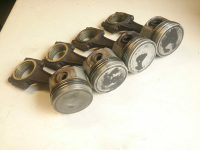 4 Zylinderkolben mit Pleuelst. 0111Y9 für Peugeot Citroen TU3JP 75PS